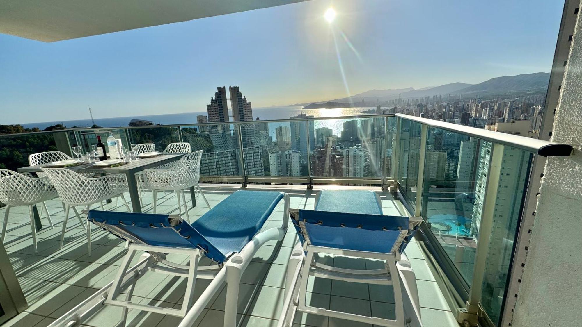 Highrise Apartment With Stunning Views From Private Balcony 85 Benidorm Ngoại thất bức ảnh