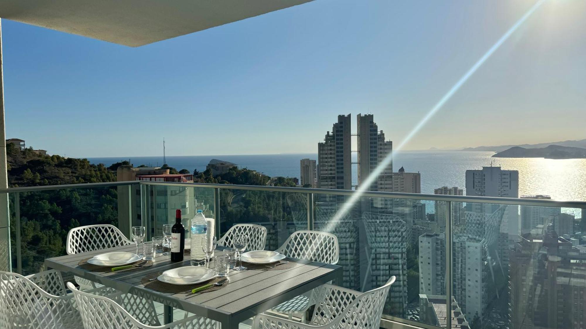 Highrise Apartment With Stunning Views From Private Balcony 85 Benidorm Ngoại thất bức ảnh